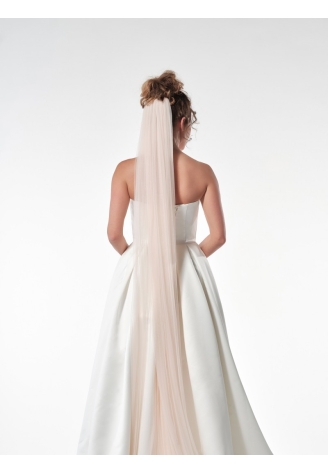 Poirier S12-400-1-SOFT-Blush Schleier - 400 cm ()