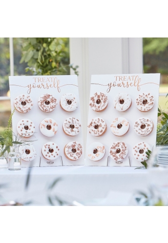 Ginger Ray BR-352 Botanical Wedding Donut Wände ()