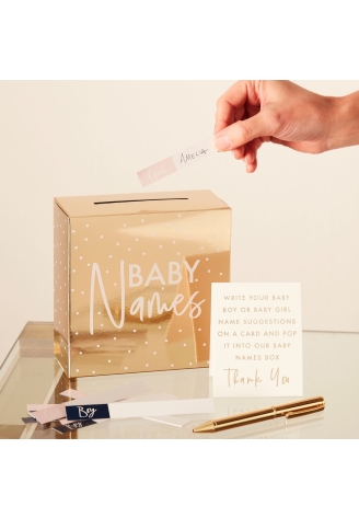 Ginger Ray GR-131 Gender Reveal Babynamen Box ()