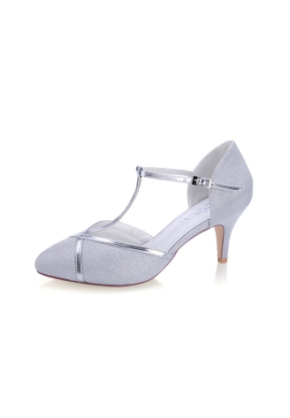 G. Westerleigh Zara Silber Brautschuhe