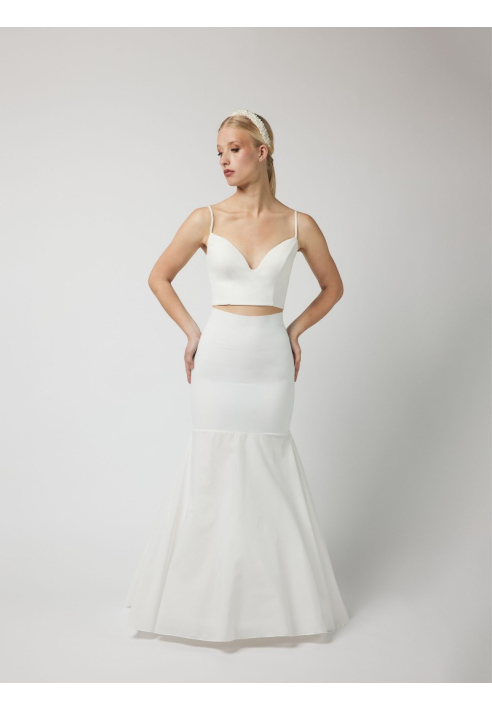 Poirier PC30-200J Fishtail Reifrock 200 cm Ivory ()