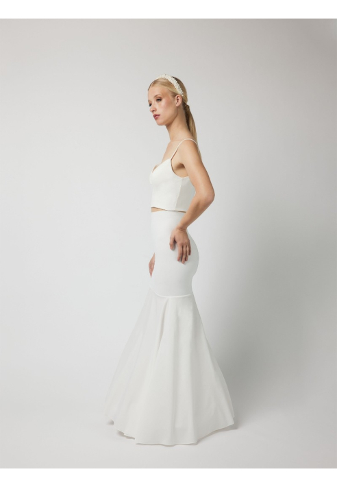 Poirier PC30-200J Fishtail Reifrock 200 cm Ivory