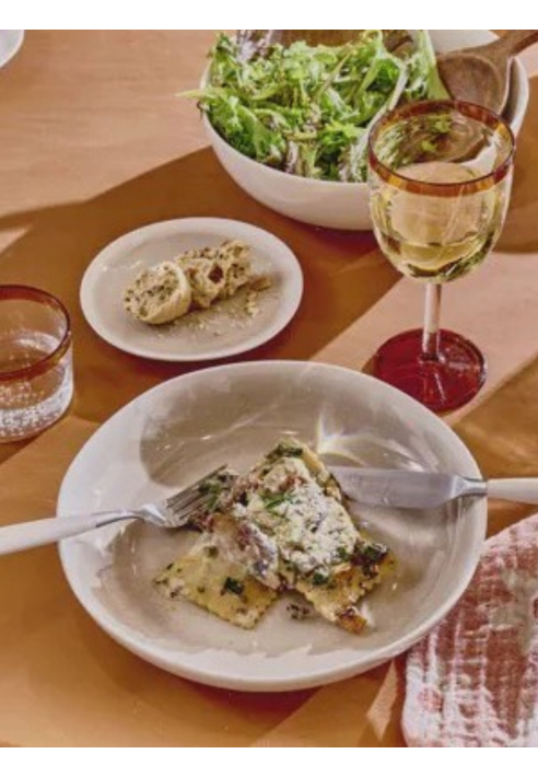 Pomax RENOIR – Besteckset 16-teilig 18/10 – Edelstahl – Weiß