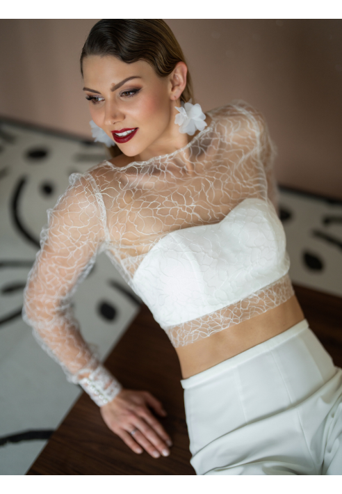 Perlenbräute Flora Ohrringe ()