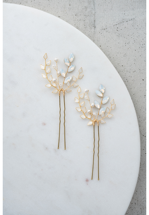 Perlenbräute Gretchen Haarnadeln