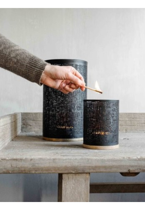 Leeff 18198 Laterne Lou L Schwarz