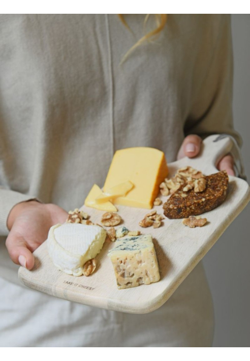 Leeff 18479 Servierbrett - Take it cheesy Natur