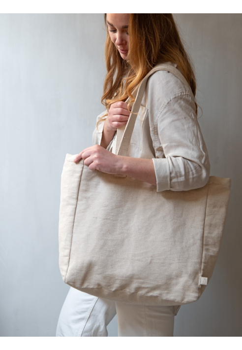 Leeff Tote Bag Tooske – Minimalistische Baumwolltasche ()
