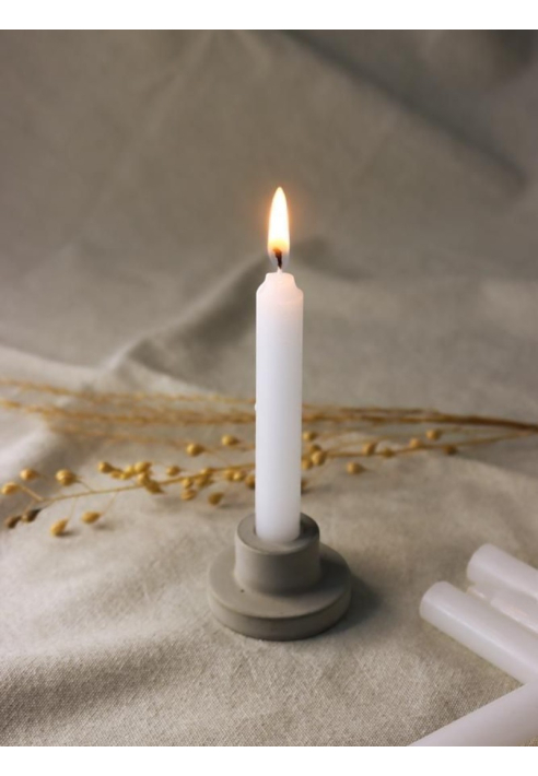 Leeff 18625 Mini-Kerzen Geschenkset Maartje Grau