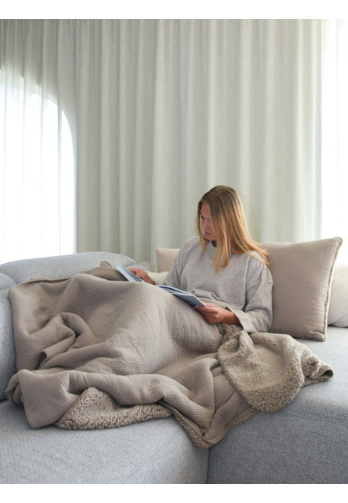 Leeff 18627 Wohndecke Phileine Taupe