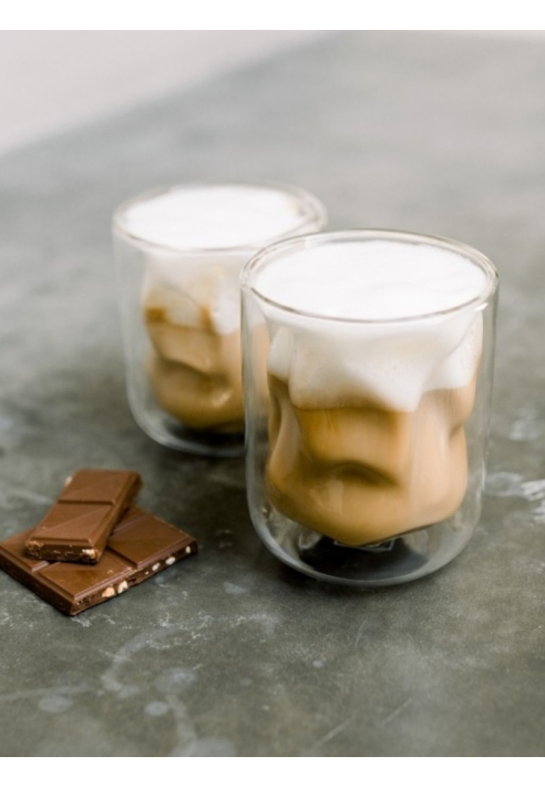 Leeff 18652 Doppelwandiges Trinkglas Daan, Set mit 2 Transparent ()