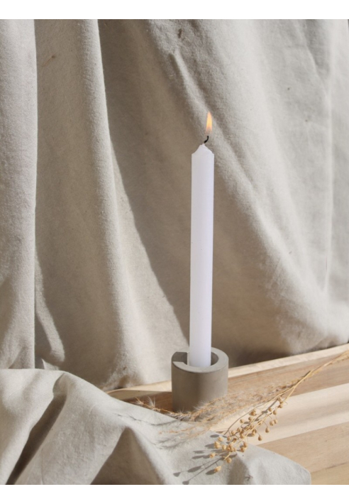 Leeff 18715 Tafelkerzen Geschenkset Donna Weiß