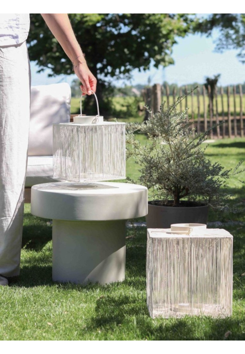 Leeff 18757 Laterne Luuk L Weiß