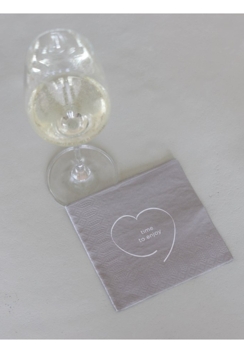 Leeff 18762 Servietten – Time to enjoy Taupe