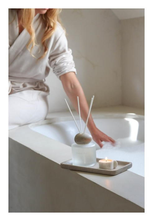 Leeff Duftdiffusor Feige mit Kappe in Steinoptik ()