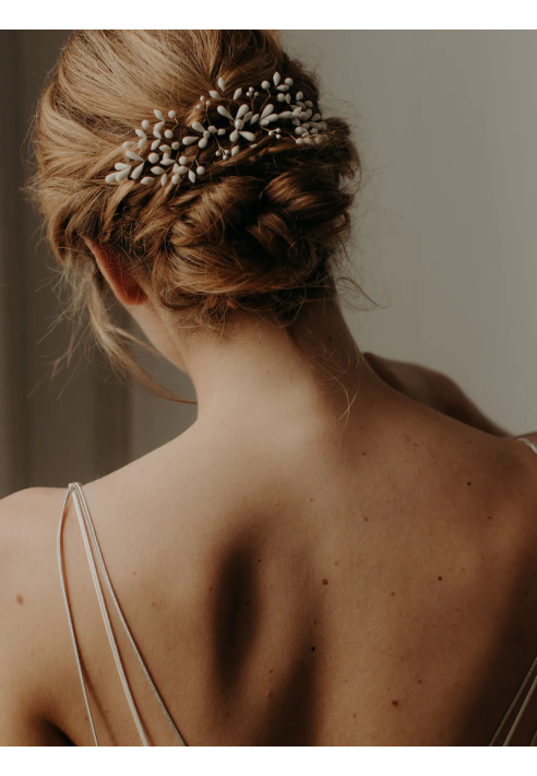 Lizeron Daphne Haarkamm Weiß ()