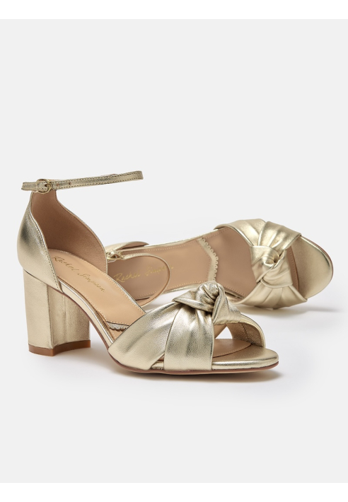Rachel Simpson Minnie Brautschuhe Gold