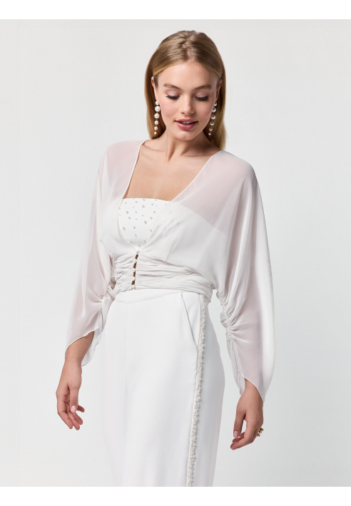 Poirier ST-75321 Strickjacke | Chiffon