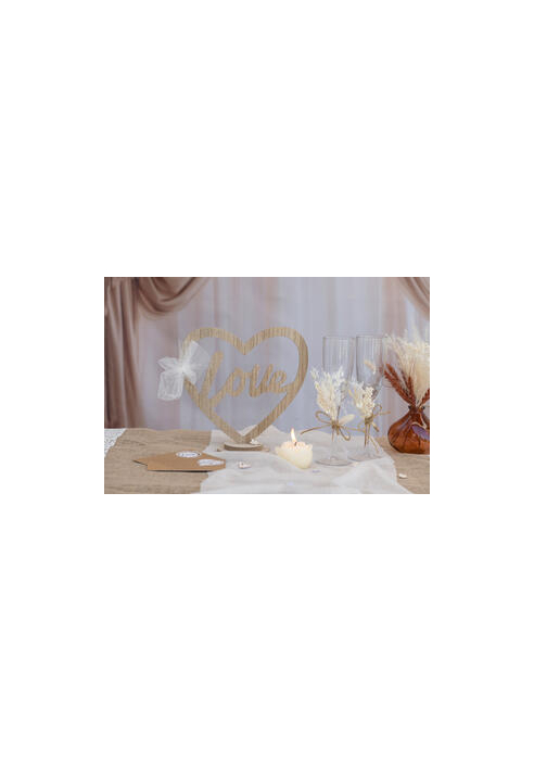Decoration LOVE Stand Natural ()