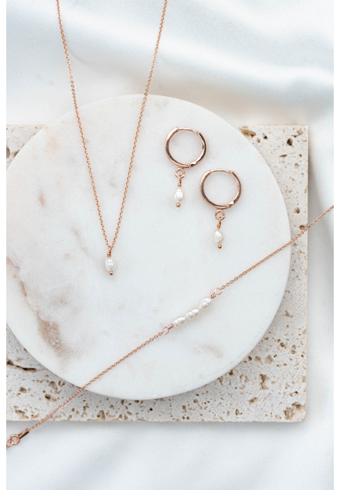 Perlenbräute Amelie Brautschmuck Set