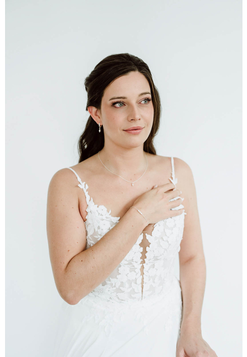 Perlenbräute Amelie Brautschmuck Set ()