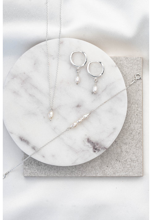 Perlenbräute Amelie Brautschmuck Set