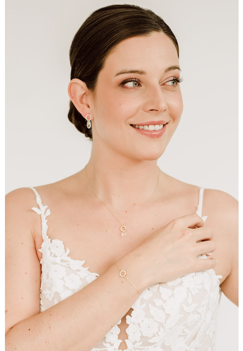 Perlenbräute Mimi Brautschmuck Set ()