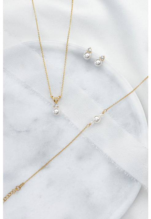 Perlenbräute Smilla Brautschmuck Set