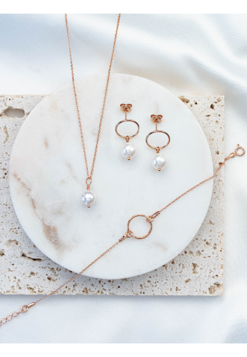 Perlenbräute Toni Brautschmuck Set ()