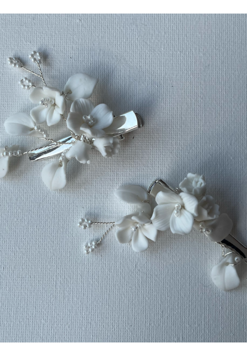 Sally Jane Bridal Vanessa Haarspeld Silber