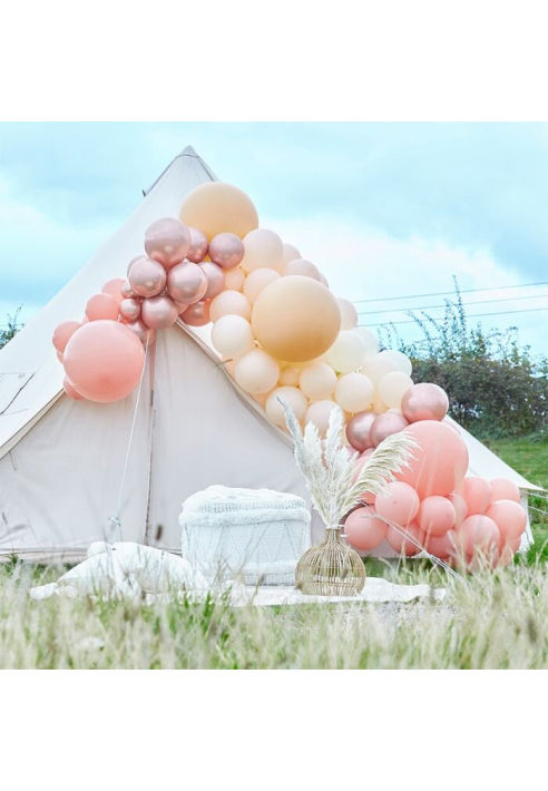 Ginger Ray BA-317 Balloon Arch Luxe Peach Ballonbogen