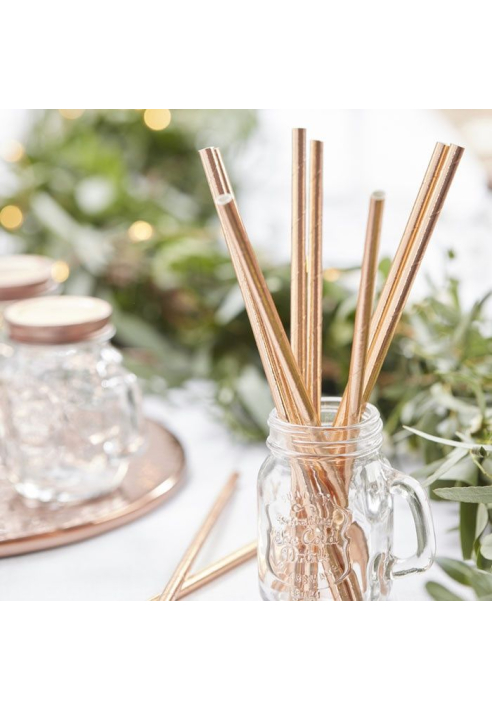 Roségoldenen Strohhalme ()