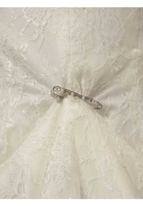 Poirier BB-915 Schleppennadel Silber