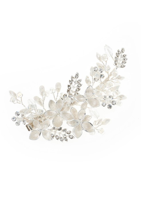 Poirier BB-432 Silber Haarkamm