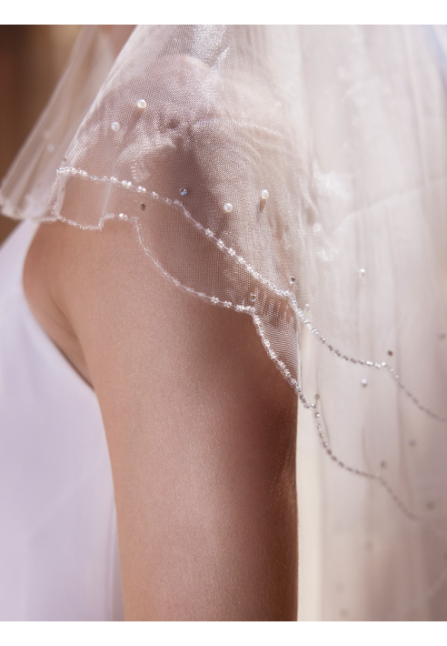 Bianco Evento S523 Schleier - 80/60 cm