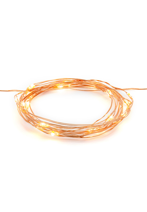 PartyDeko Dekorative LED-Leuchten Kupfer ()