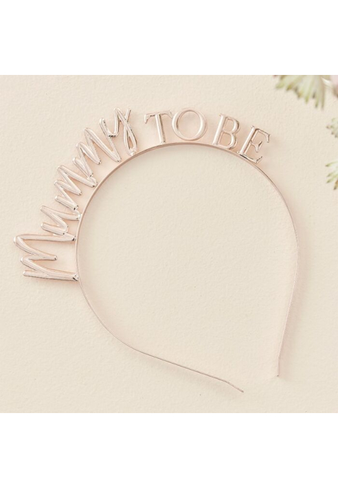 Ginger Ray BL-123 Floral Baby Shower Haarband ()