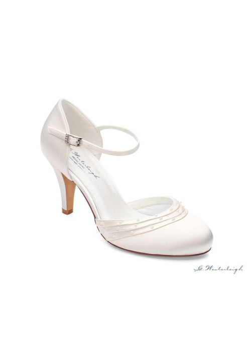 G. Westerleigh Bridalshuhe Melissa-White-38 Zweite Wahl