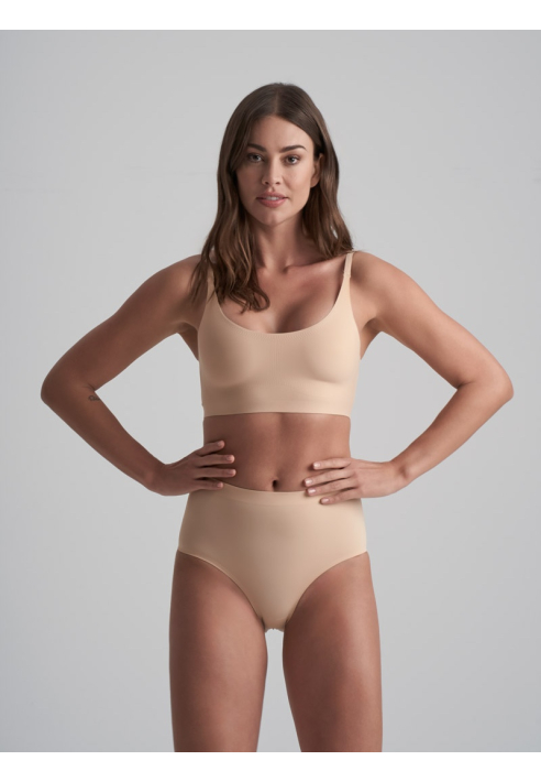 BYE BRA Invisible Mid Waist Brief Beigefarben ()