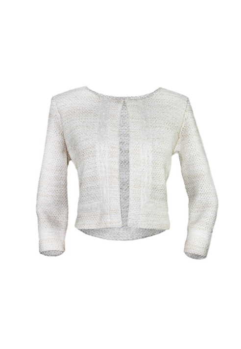 Forever & Eva P5309 Braut-Strickjacke Spitze