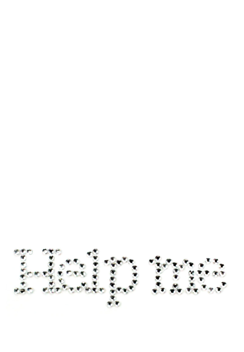 Help Me-Hochzeitsschuhe Aufkleber ()