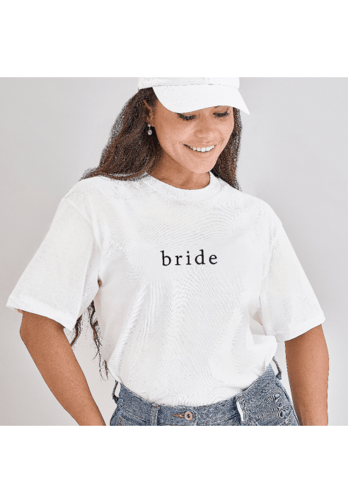 Ginger Ray HEN-153 Size L Bride T-Shirt Weiß ()
