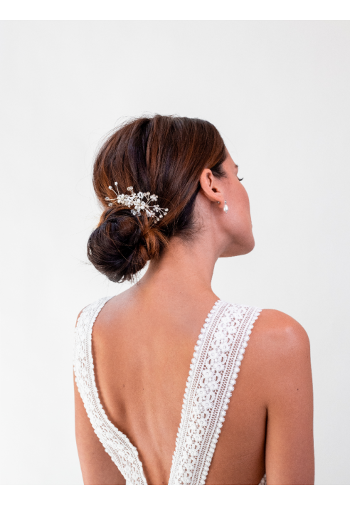 Abrazi Lily Haarkamm Silber ()