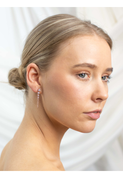 Abrazi Puck Ohrringe Rose