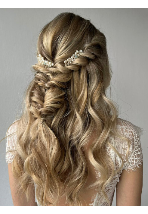 Sally Jane Bridal Jill Haarkam Gold ()