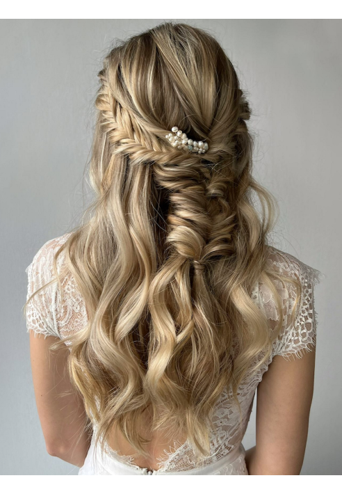 Sally Jane Bridal Jill Haarkam Silber ()