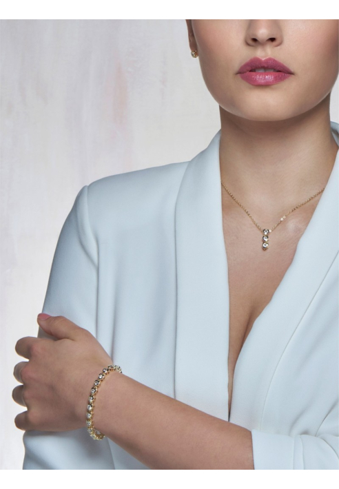 Poirier JS-002 Brautschmuck Set Louise Gold ()