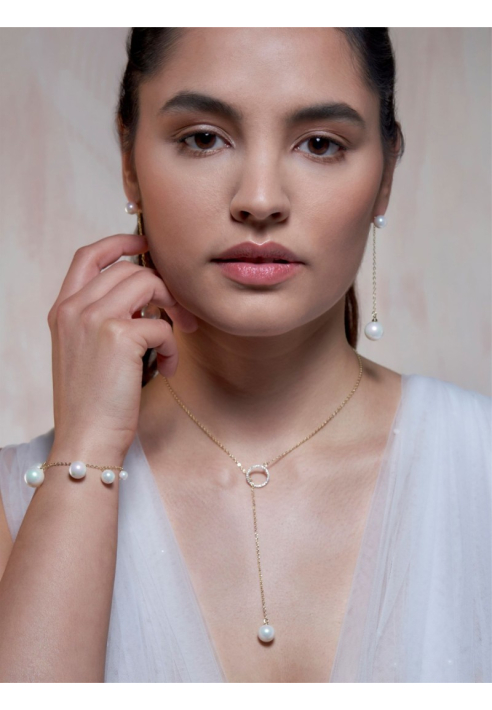 Poirier JS-005 Brautschmuck Set Céline Gold ()