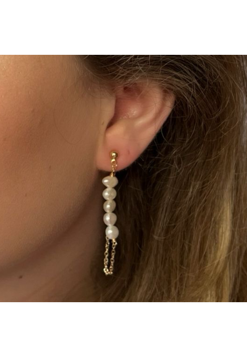 Sally Jane Bridal Muse Earrings Gold ()