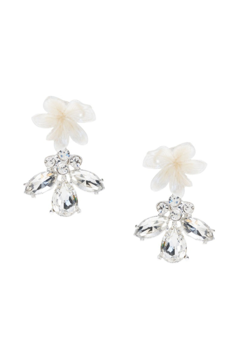 Poirier NC-1345 Ohrringe Ivory/Silber 